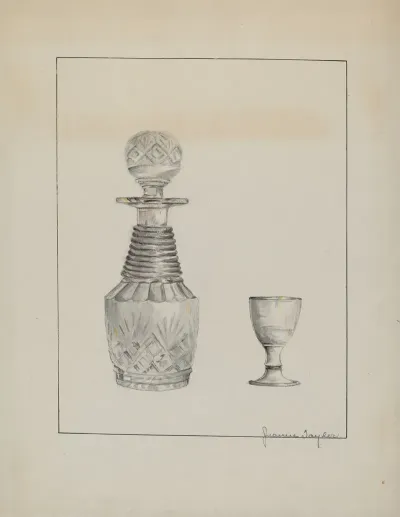 Decanter And Glass