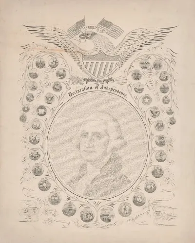 Declaration Of Independence E Pluribus Unum 1776 1876