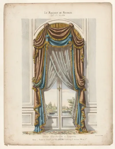 Decor Darchivolte A Draperies