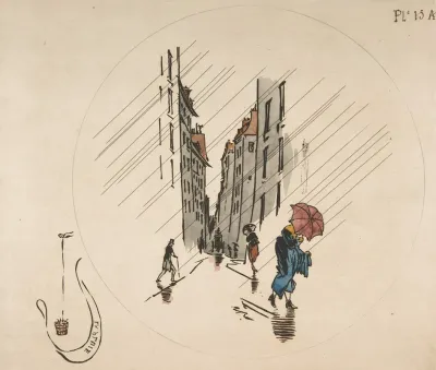 Decoration For A Plate Rain