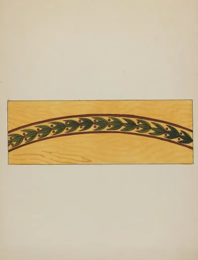Decorative Panel From Rail Car Interior 4