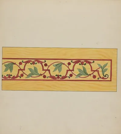 Decorative Panel From Rail Car Interior 5