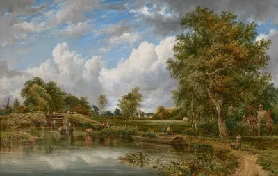 Dedham Lock On The River Stour