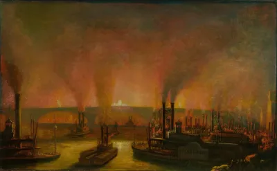 Dedication Of Eads Bridge St Louis County July 4 1874
