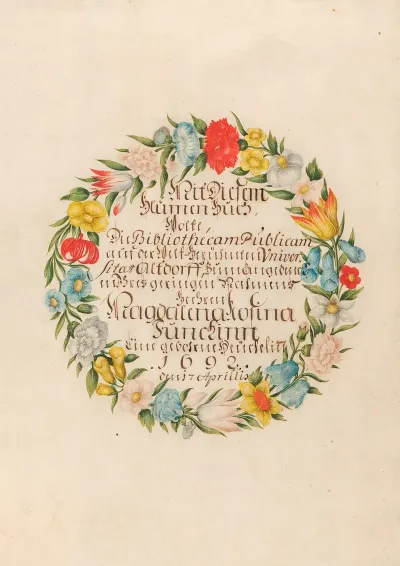 Dedication Page With Date