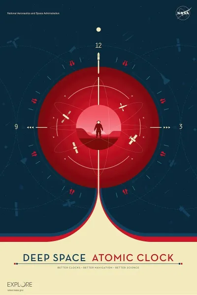 Deep Space Atomic Clock Red