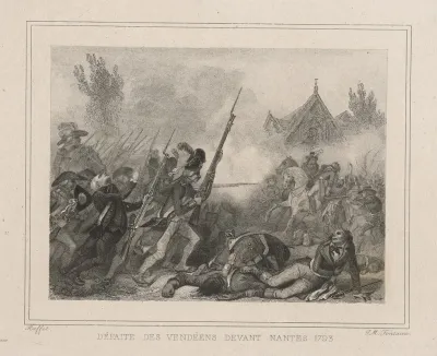 Defaite Des Vendeens Devant Nantes 1793