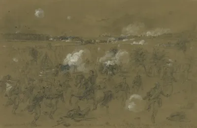 Defeat Of The Army Of Genl Pope At Manassas On The Old Bull Run Battleground