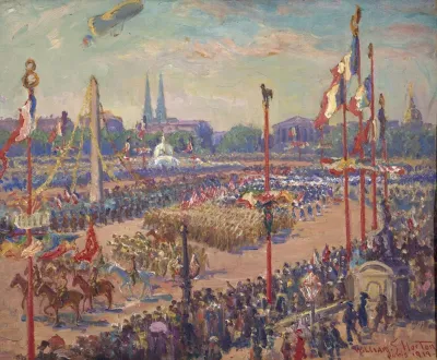 Defile De La Victoire Place De La Concorde Le 11 Novembre 1919 8eme Arrondissement