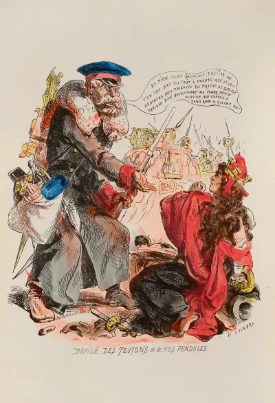 Defile Des Teutons Et De Nos Pendules