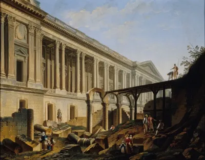 Degagement De La Colonnade Du Louvre 3