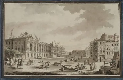 Degagement De La Colonnade Du Louvre Vers 1770