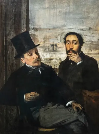 Degas And Evariste De Valernes