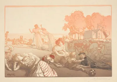 Dejeuner Sur Lherbe Luncheon On The Grass