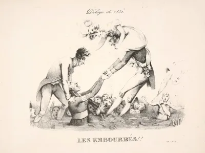 Deluge De 1830 Les Embourbes Deluge Of 1830 The Mired