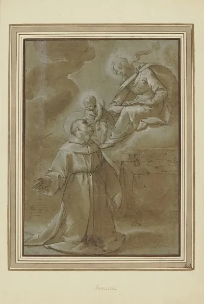 Dem Heiligen Antonius Erscheint Die Muttergottes