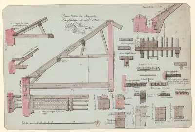 Demi Ferme De Charpente Les Planches Et Autres Details