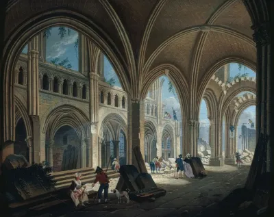 Demolition De Leglise Saint Jean En Greve En 1800