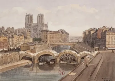 Demolition Du Pont Saint Michel