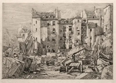 Demolition Of Old Houses In Paris
