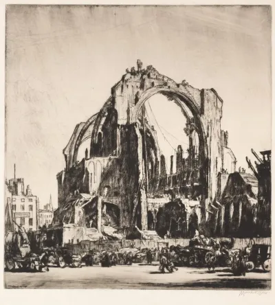 Demolition Of St James Hall Exterior