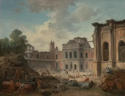 Demolition Of The Chateau Of Meudon