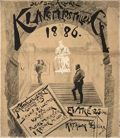 Den 3die Arlige Kunstudstilling 1886 2