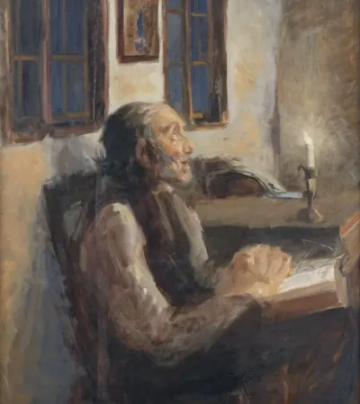 Den Gamle Mand Ved Spedelyset