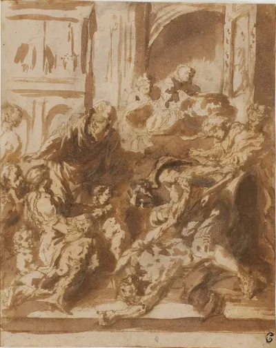 Den Hellige Erasmus Martyrium
