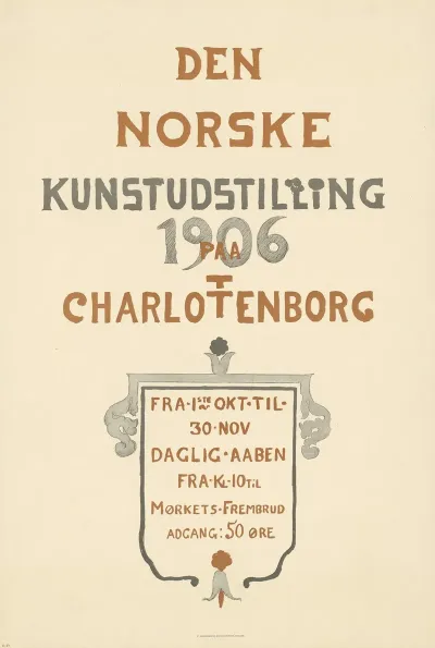 Den Norske Kunstudstilling 1906 Charlottenborg