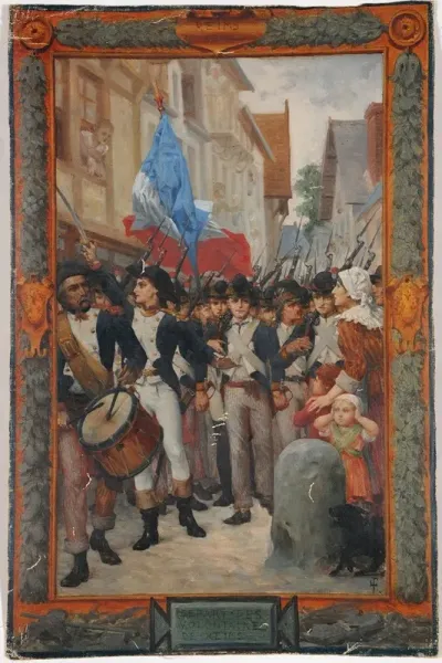 Depart Des Volontaires De Reims