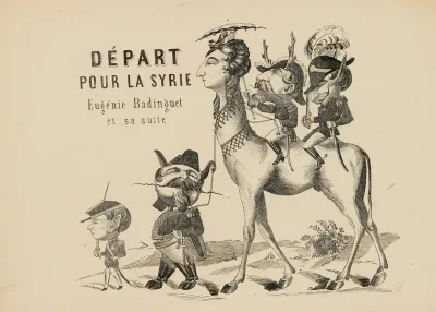 Depart Pour La Syrie Eugenie Baginguet Et Sa Suite