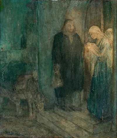 Departure Into Egypt At The Inn