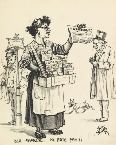 Der Aaabend Die Rote Fahni