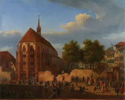 Der Abbruch Des Totentanzes Zu Basel
