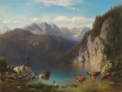 Der Alpsee Bei Hohenschwangau