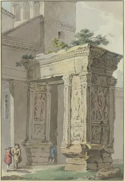 Der Arco Degli Argentarii Bei San Giorgio In Velabro In Rom