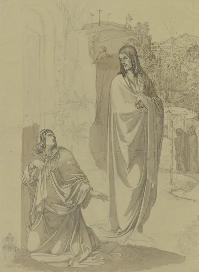 Der Auferstandene Christus Erscheint Maria Magdalena
