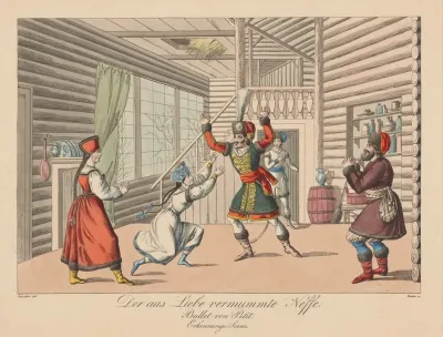 Der Aus Liebe Vermummte Neffe Ballet Von Petit Erkennungs Scene