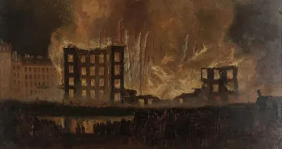 Der Brand Des Treumanntheaters Am 9 Juni 1863