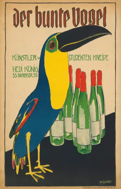 Der Bunte Vogel Kunstler Und Studentenkneipe Hedi Konig 2