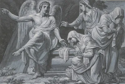 Der Engel Mir Den Drei Marien Am Leeren Grabe Christi