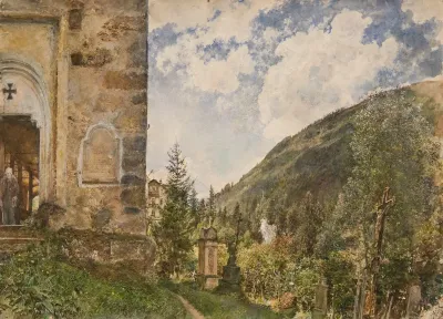 Der Friedhof In Gastein