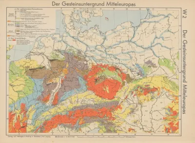 Der Gesteinsuntergrund Mitteleuropas