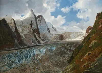 Der Grosglockner Mit Der Pasterze