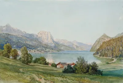 Der Grundlsee In Der Steiermark