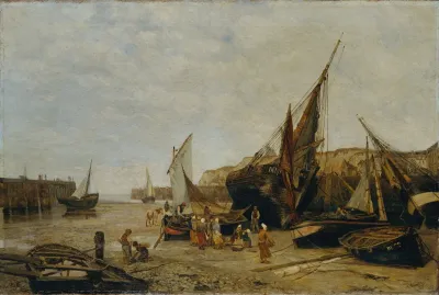 Der Hafen Von Dieppe