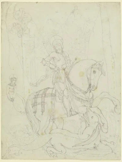 Der Heilige Georg Den Drachen Totend 2