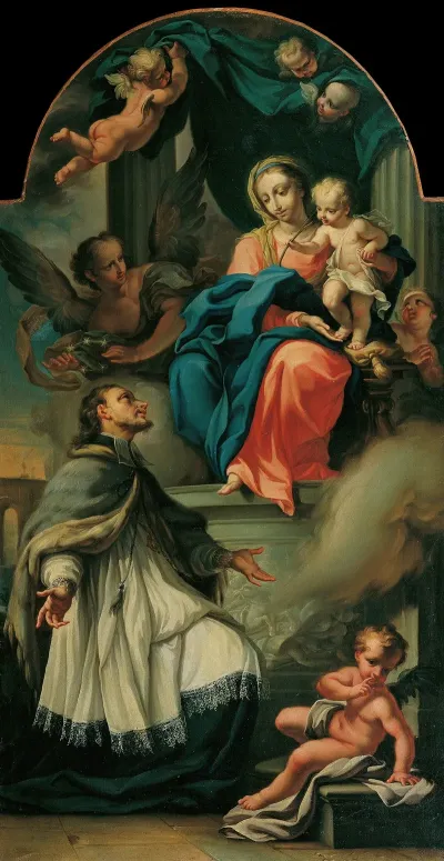 Der Heilige Johannes Von Nepomuk Empfangt Von Maria Den Sternenkranz