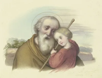 Der Heilige Joseph Mit Dem Jesuskind